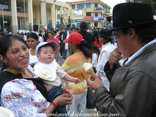 Antonio shares his ice cream with Yupanqui