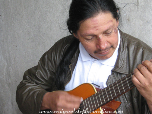 Antonio plays music