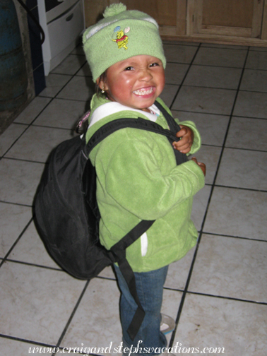 Sisa is ready to go to the airport