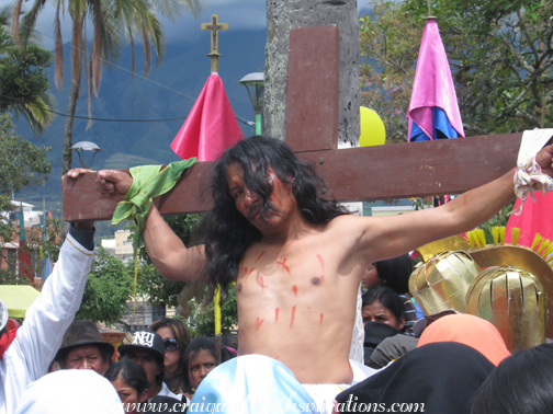 Jesus is crucified