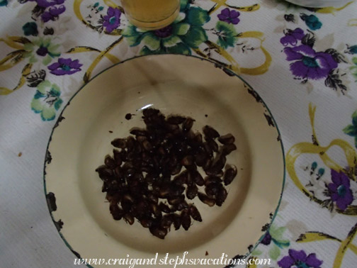 Fried catsos served with dinner