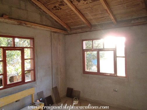 Sunset beams into our future bedroom Sunset beams into our future bedroom