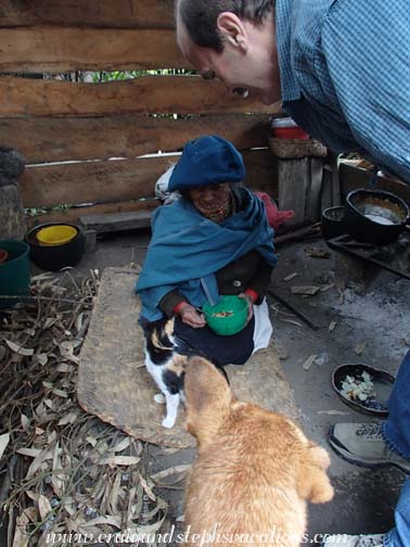 Craig says goodbye to Abuelita and the animals Craig says goodbye to Abuelita and the animals