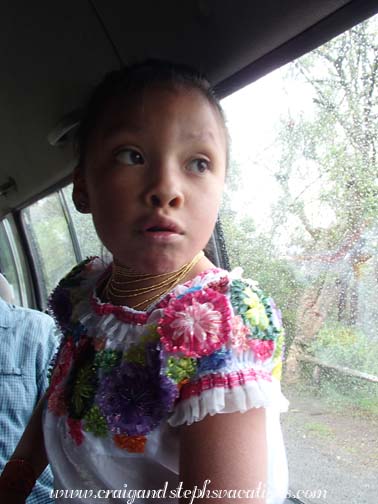 Sisa on the van ride to the airport Sisa on the van ride to the airport