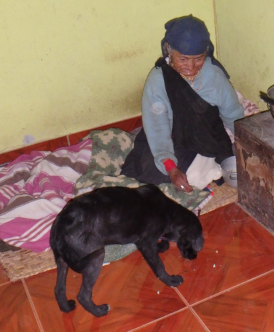 Abuelita welcomes Cachupin home