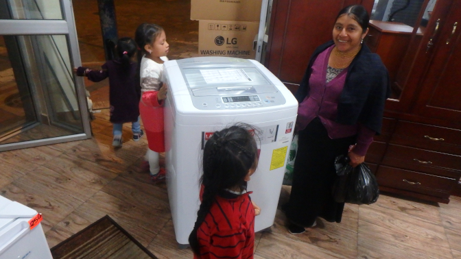 The new washing machine