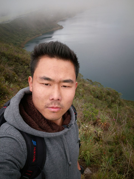 Lago Cuicocha Selfie