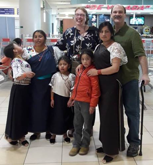 Sisa, Rosa, Shina, Steph, Yupanqui, Aida, and Craig