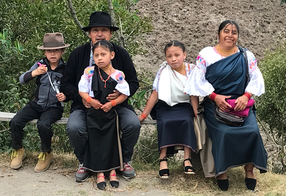 Yupanqui, Antonio, Shina, Sisa, and Rosa prepare to go to Ibarra