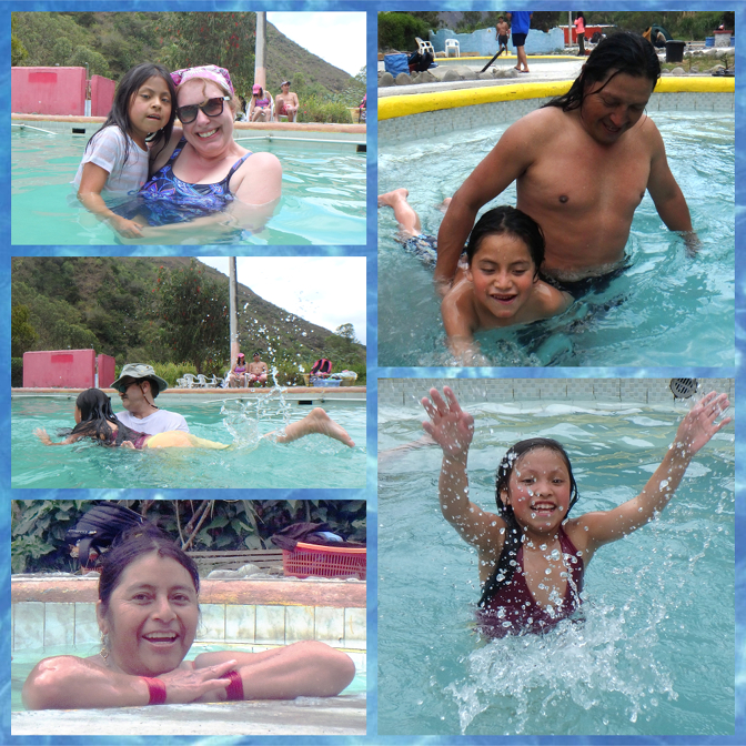 Fun at the hot springs