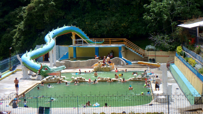 Santagua hot spring water park, Chachimbiro