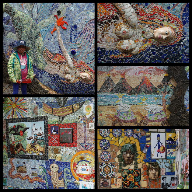 Mosaic garden, Puerto Ayora