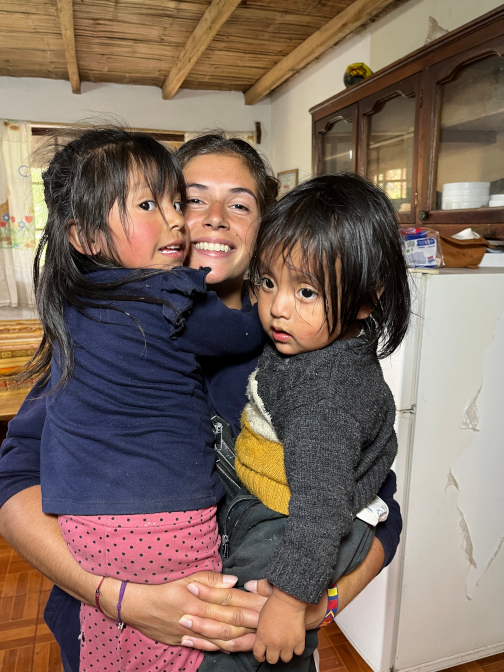 Chloe with Nena and Kuri