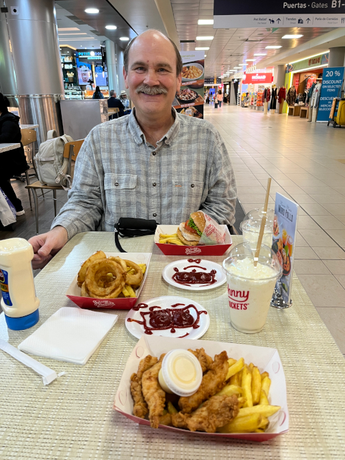 Lunch at Johnny Rocket's