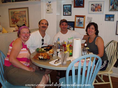 Dinner at the Island Cow