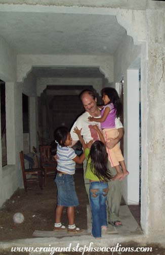 Paola, Yasmin, and Yoselin with Craig Paola, Yasmin, and Yoselin with Craig