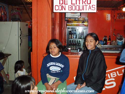 Paola and Vanesa at Isabela's restaurant Paola and Vanesa at Isabela's restaurant