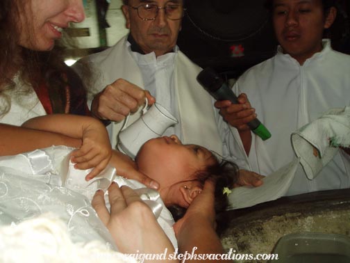 Aracely is baptized Aracely is baptized