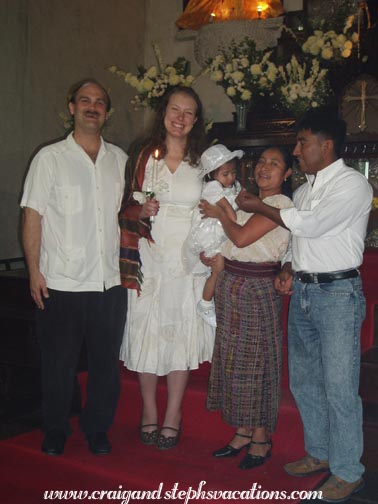 Aracely with her parents and godparents Aracely with her parents and godparents