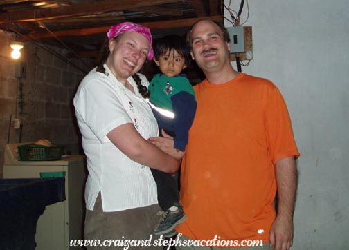 Steph and Craig with Josue Steph and Craig with Josue