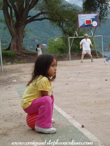 Aracely on the sideline Aracely on the sideline