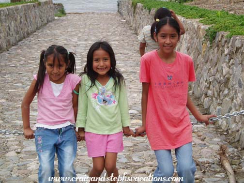 Yasmin, Yoselin, and Vanesa at Lake Atitlan Yasmin, Yoselin, and Vanesa at Lake Atitlan
