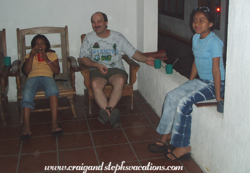 Paola, Craig, and Rocio eat the lemon ice Paola, Craig, and Rocio eat the lemon ice