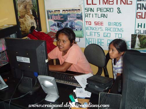 Paola and Yoselin at the office Paola and Yoselin at the office