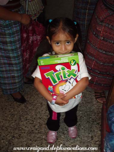Aracely with her Trix Aracely with her Trix