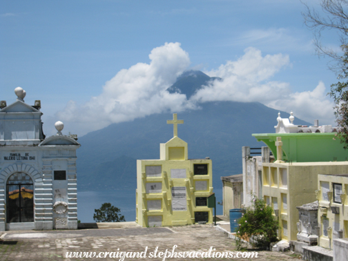 Volcan Toliman from Solola cemetery Volcan Toliman from Solola cemetery