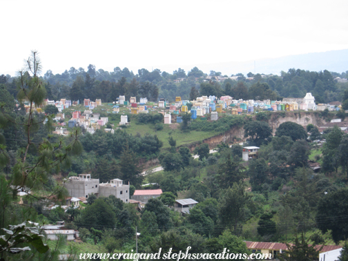View of cemetery from Pascual Abaj Idol View of cemetery from Pascual Abaj Idol