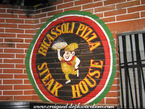 Dinner at Ricassoli Pizza Steak House Dinner at Ricassoli Pizza Steak House