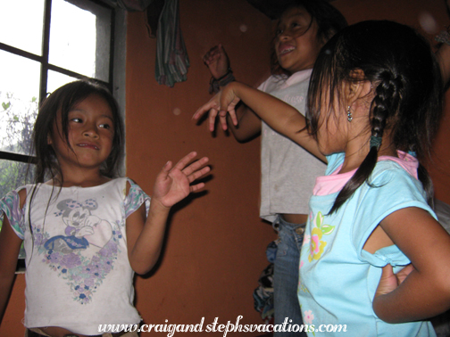 The girls freeze The girls freeze