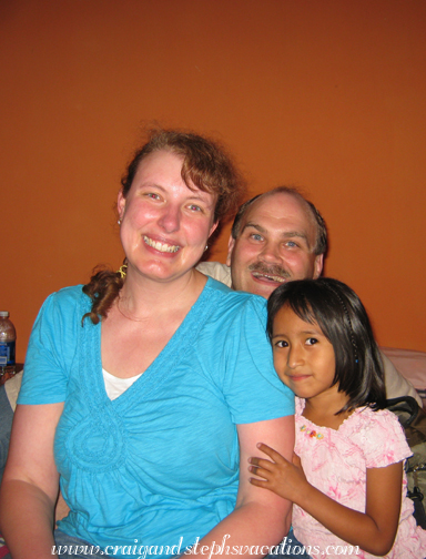Steph and Craig with Aracely
