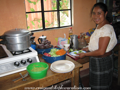 Paulina prepares salad for lunch Paulina prepares salad for lunch