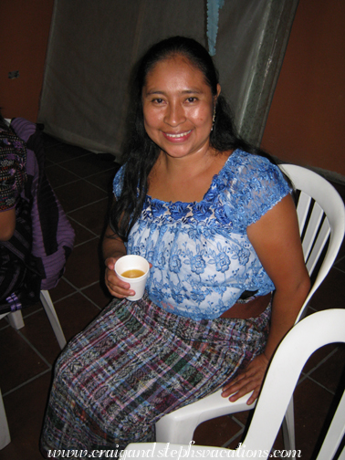 Paulina enjoys a drink Paulina enjoys a drink