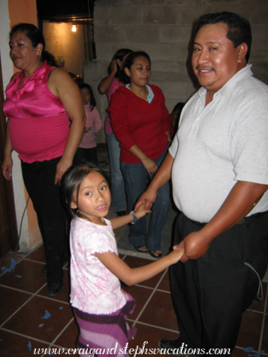 Carlos dances with Loren Carlos dances with Loren