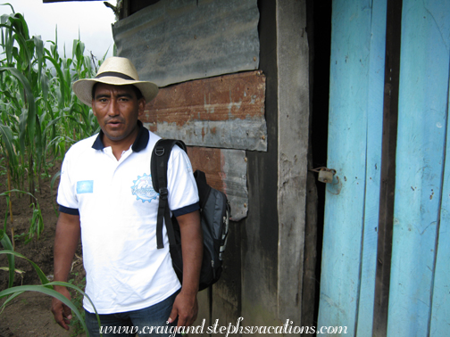 The shack where Humberto used to spend the night with his father