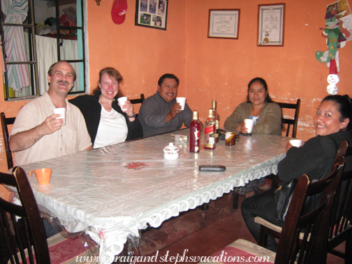 Salud - Craig, Steph, Carlos, Paulina, and Vilma