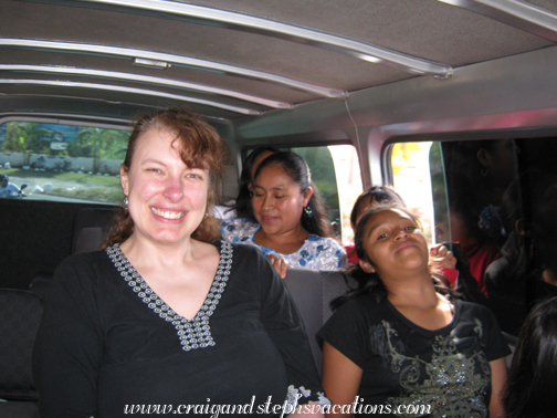 The van to Guatemala City