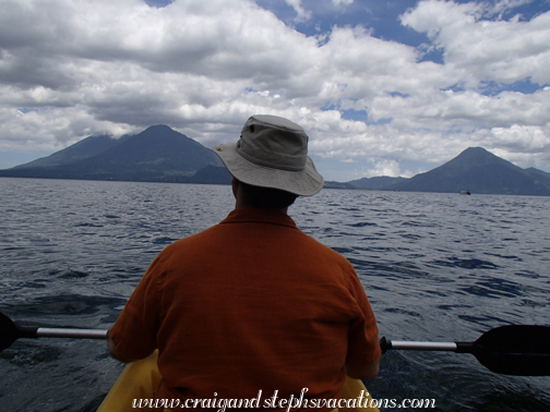 Kayaking on Lake Atitlan