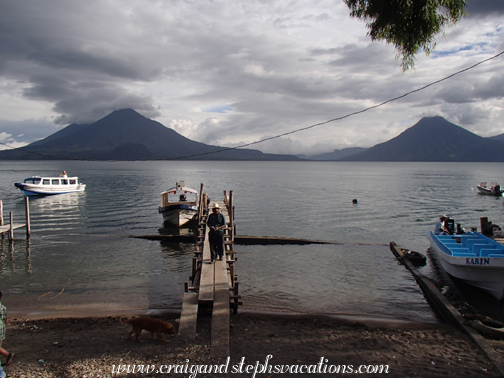 Lake Atitlan from Pana Lake Atitlan from Pana