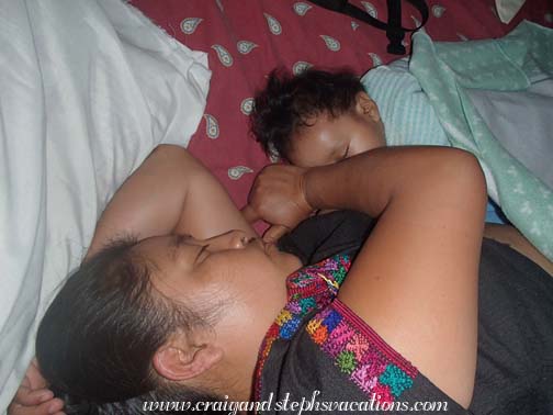 Paulina naps with Ian Paulina naps with Ian