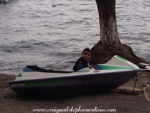 Eddy in a Jet Ski shell Eddy in a Jet Ski shell