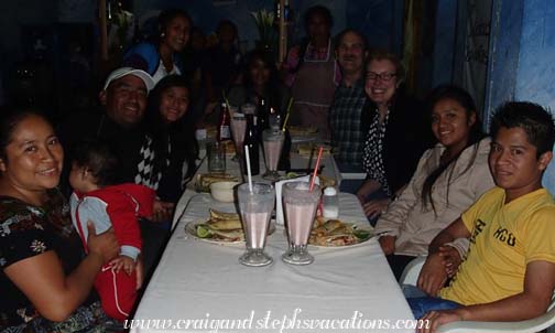 Dinner at Isabela's restaurant Dinner at Isabela's restaurant