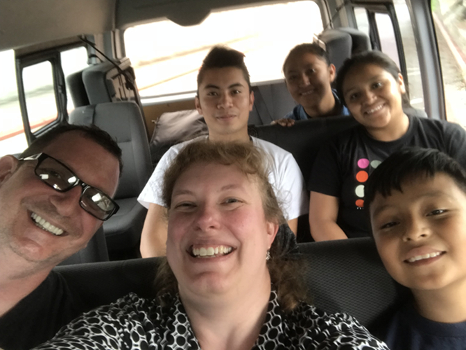 On the road to Panajachel!