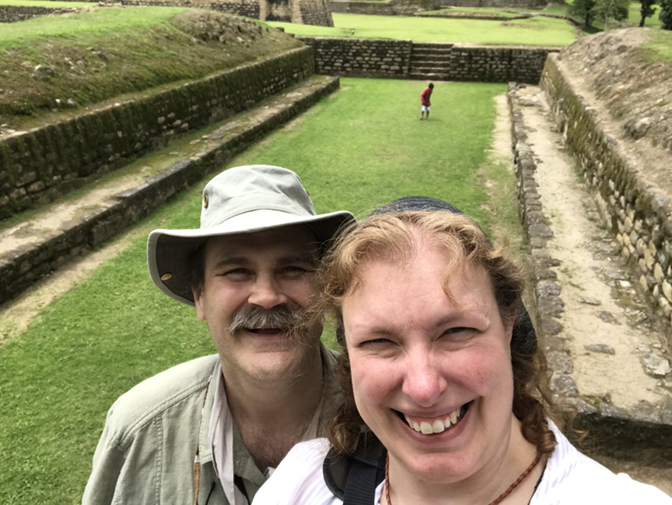 Ballcourt in Plaza A, Iximche