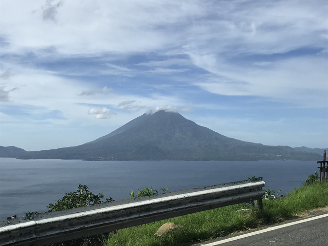 Last glimpse of Lake Atitlan