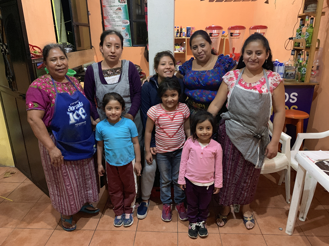 Isabela and her daughters and granddaughters