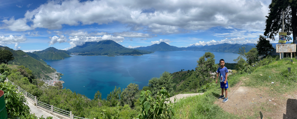 Ivan at the lookout in Godinez